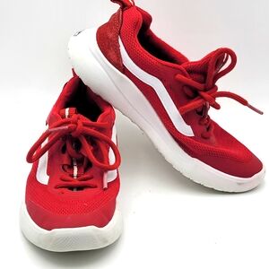 Vans Kids Red Sneakers Size‎ 2. #1573
